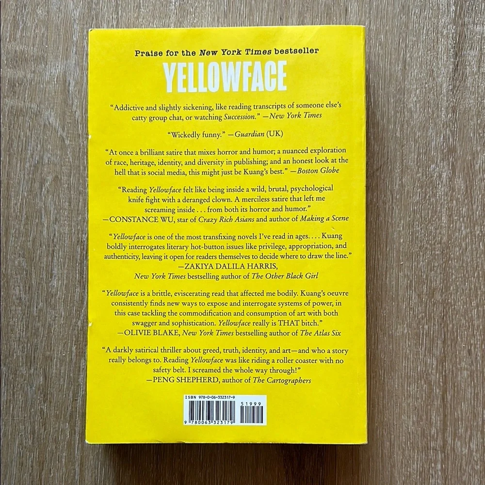 Yellowface by R.F. Kuang Book - Picture 3 of 7